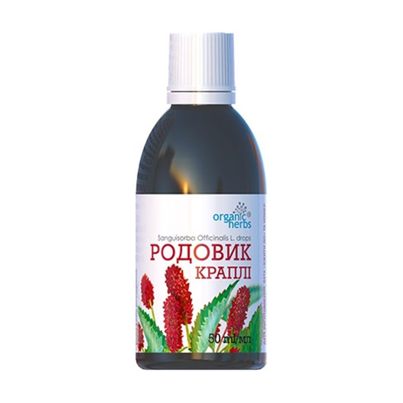 

Родовик ФітоБіоТехнології Organic Herbs в краплях, 50 мл