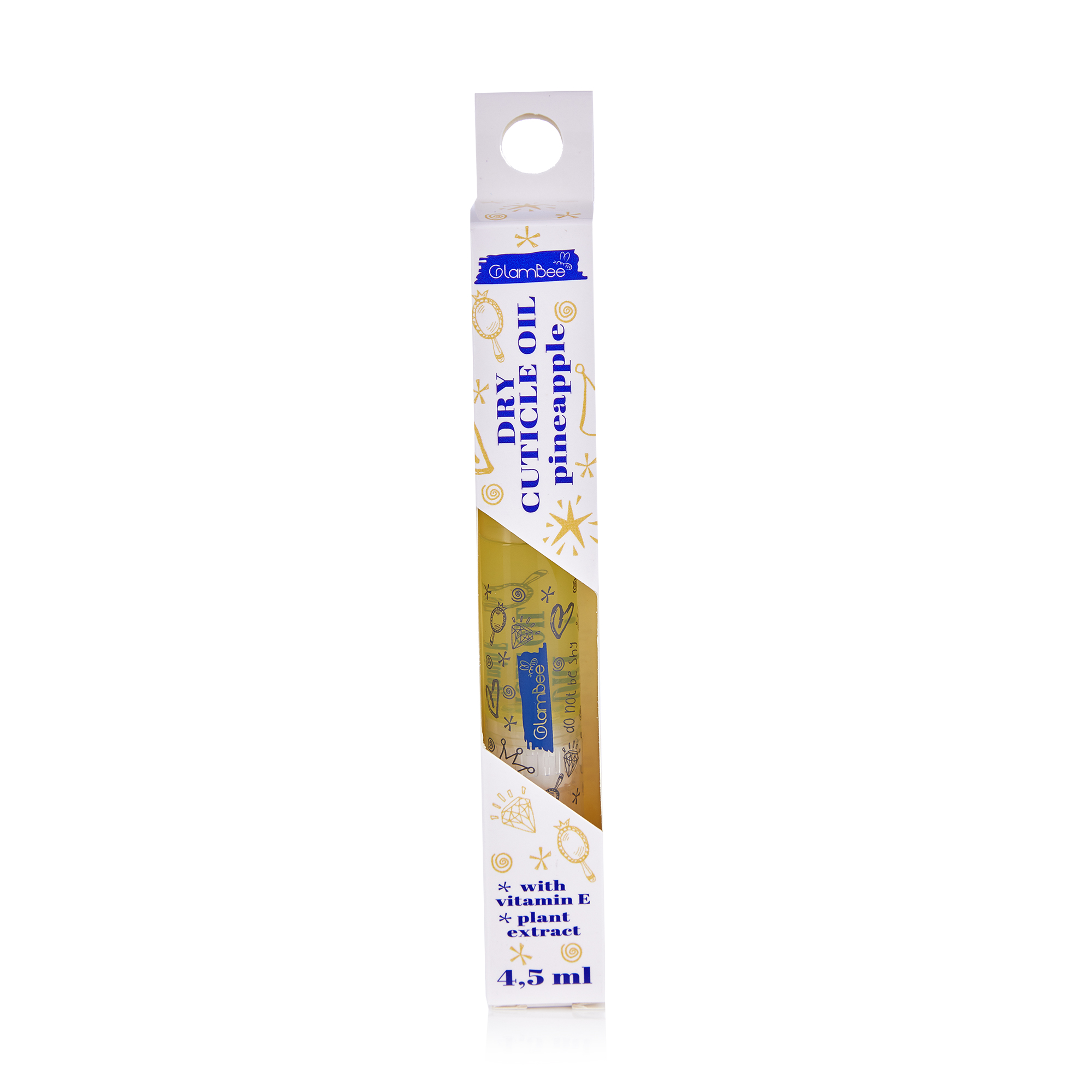 

Суха олія для кутикули та нігтів Glambee Dry Oil Pineapple, 4.5 мл