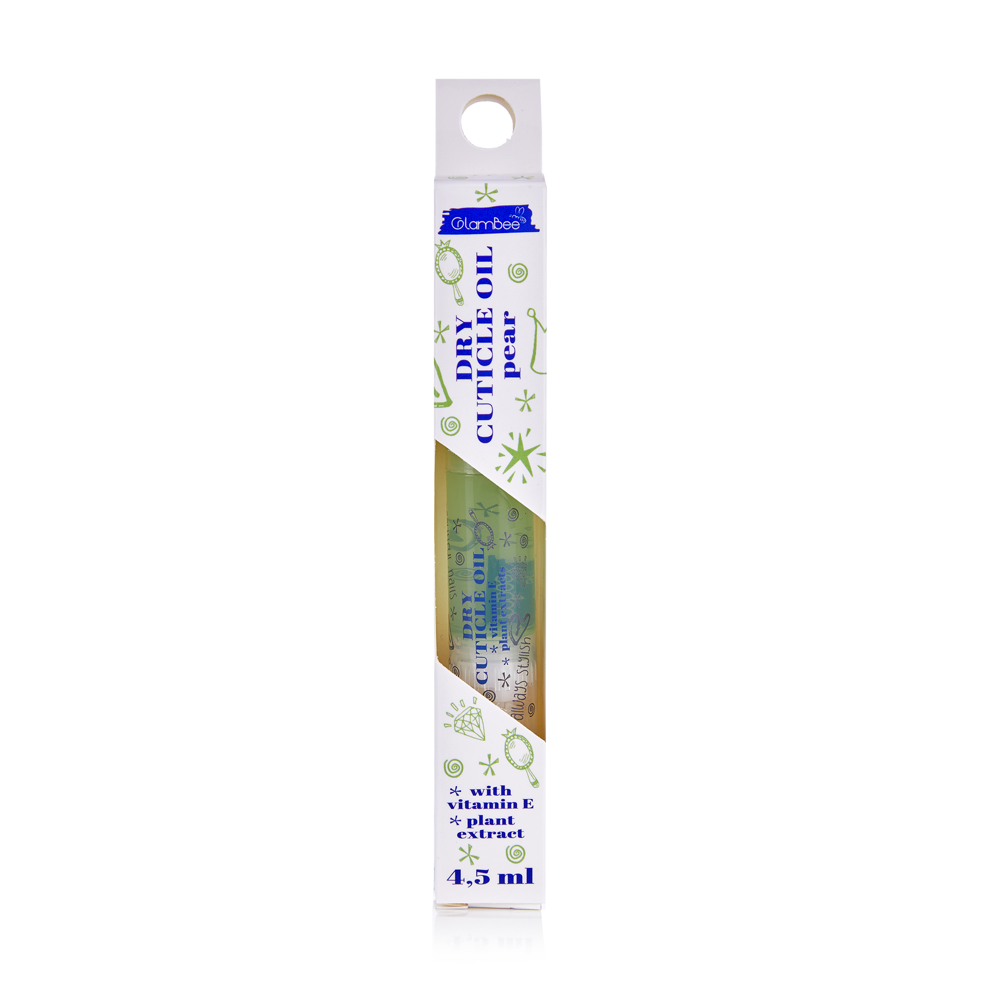 

Суха олія для кутикули та нігтів Glambee Dry Oil Pear, 4.5 мл