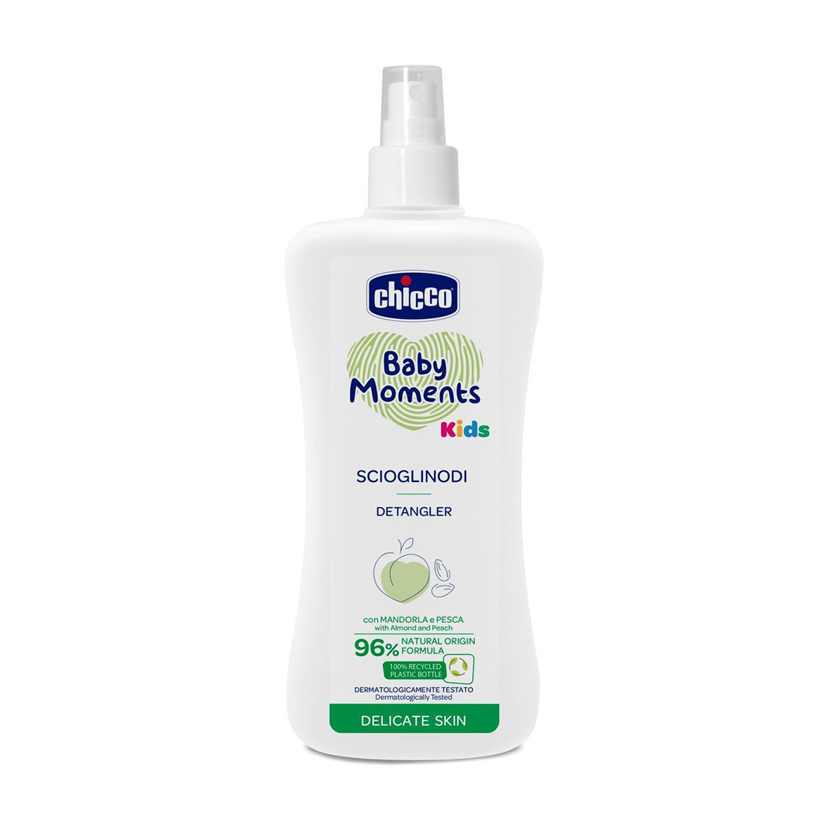 Дитячий спрей для легкого розчісування волосся Chicco Baby Moments Kids Detangler, 200 мл