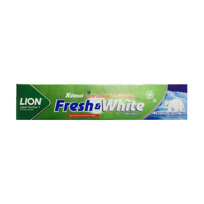 

Уцінка! Зубна паста LION Thailand Fresh & White Fresh Cool Mint Освіжальна м'ята, 160 г