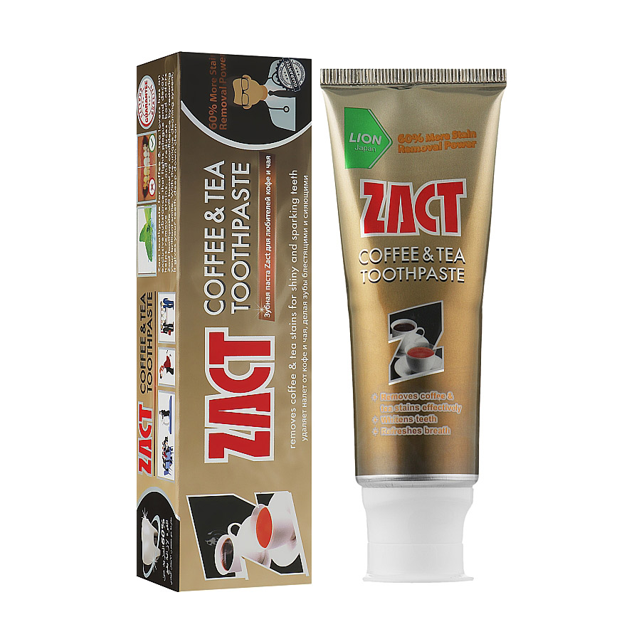 Акція на Відбілювальна зубна паста LION Thailand Zact Whitening, 100 г від Eva