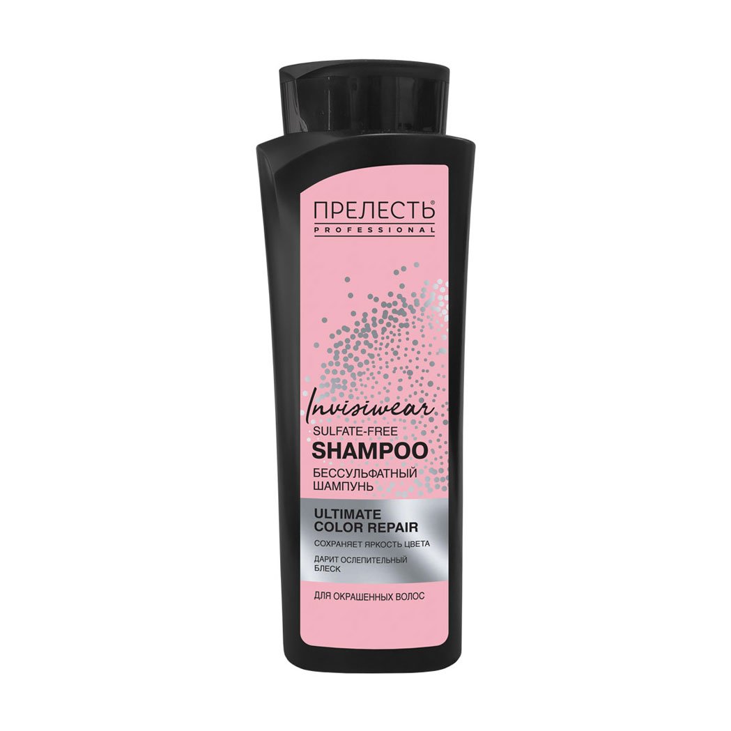 

Безсульфатний шампунь Прелесть Professional Invisiwear Ultimate Color Repair Захист кольору, для фарбованого волосся, 380 мл