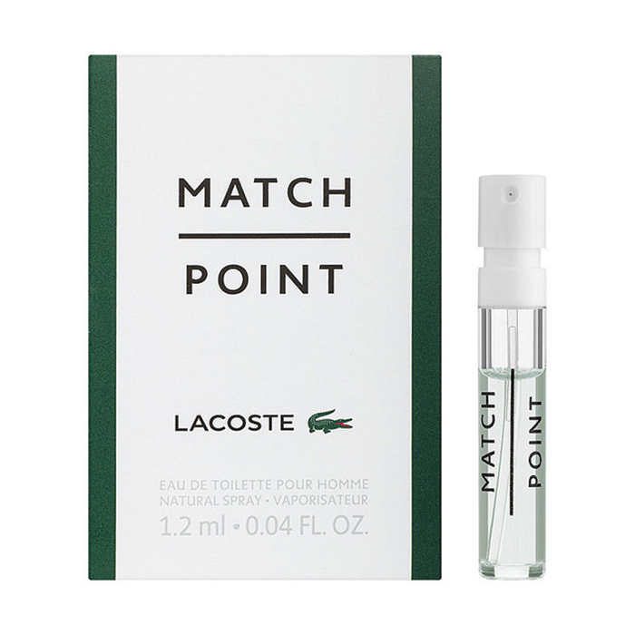 

Lacoste Match Point Туалетна вода чоловіча, 1.2 мл (пробник)