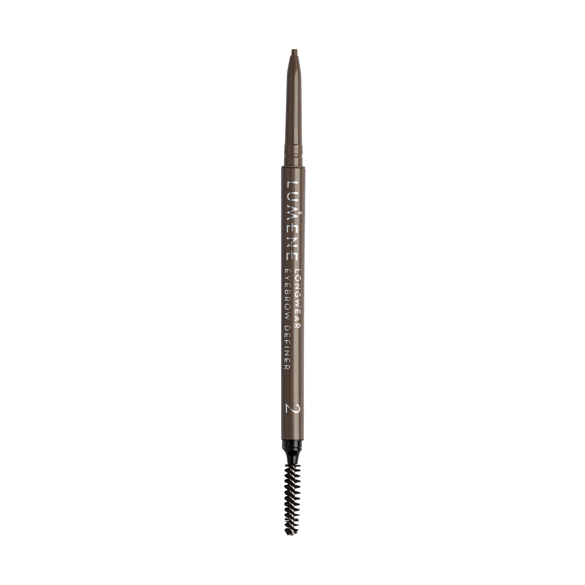 

Автоматичний олівець для брів Lumene Longwear Eyebrow Definer з щіточкою, 02 Taupe, 0.09 г