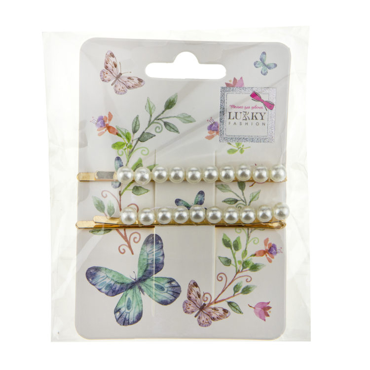 

Заколки для волосся Lukky тонкі, 2 шт (T19586)