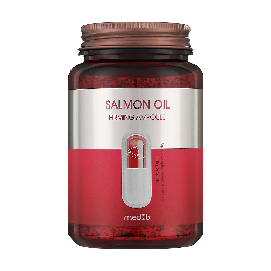 

Уцінка! Зміцнювальний ампульний гель для обличчя Med B Salmon Oil Firming Ampoule з олією лосося, 250 мл