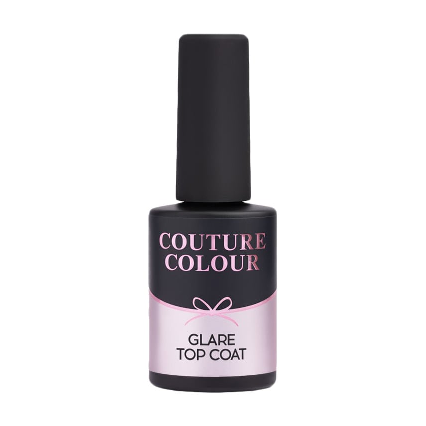 

Топ для гель-лаку без липкого шару Couture Colour Glare Top Coat з шимером 03, 9 мл