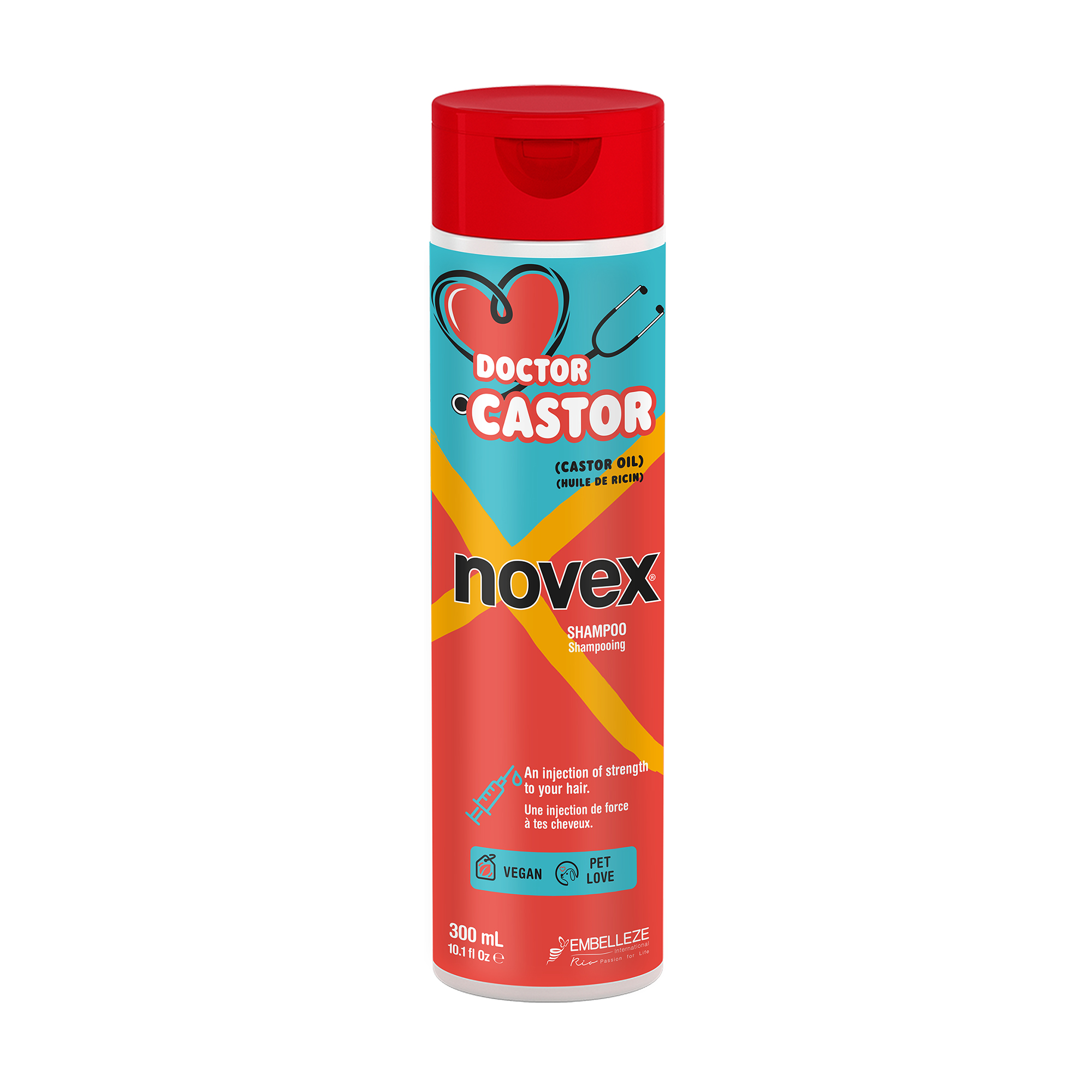 

Шампунь для волосся Novex Doctor Castor Shampoo з касторовою олією, 300 мл