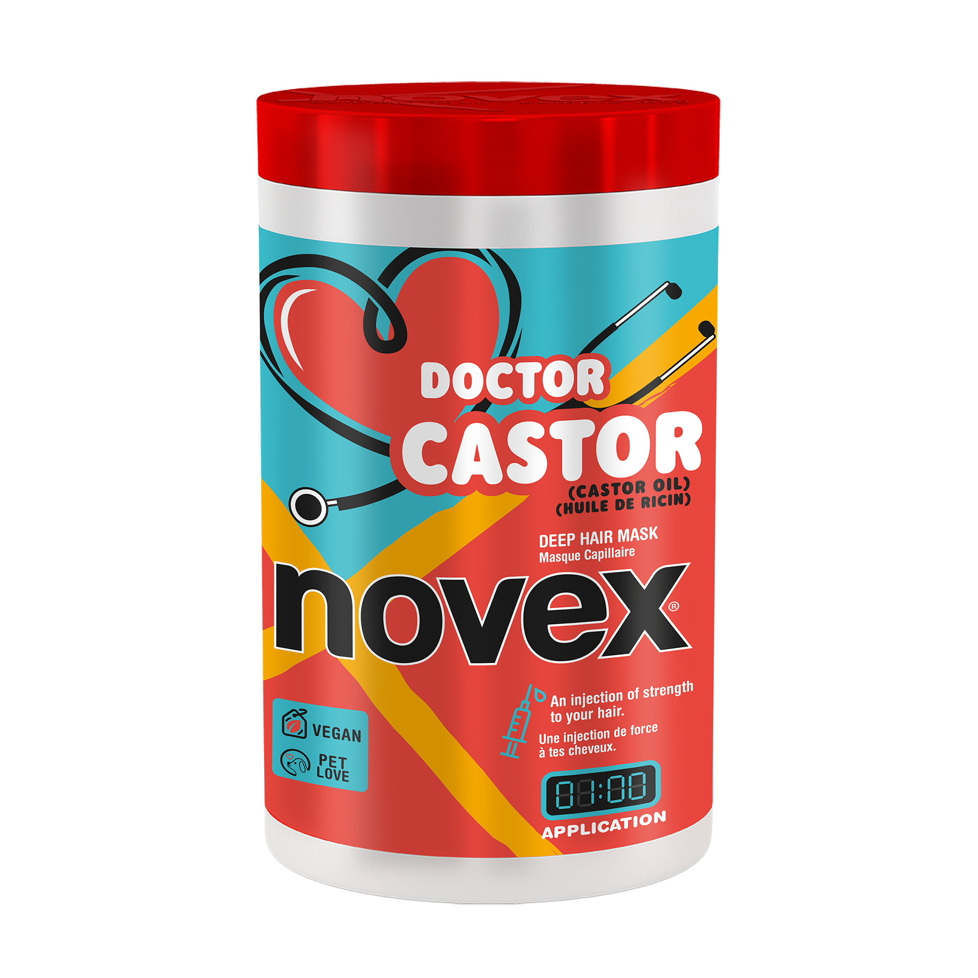

Уцінка! Маска для волосся Novex Doctor Castor Mask з касторовою олією, 1 кг