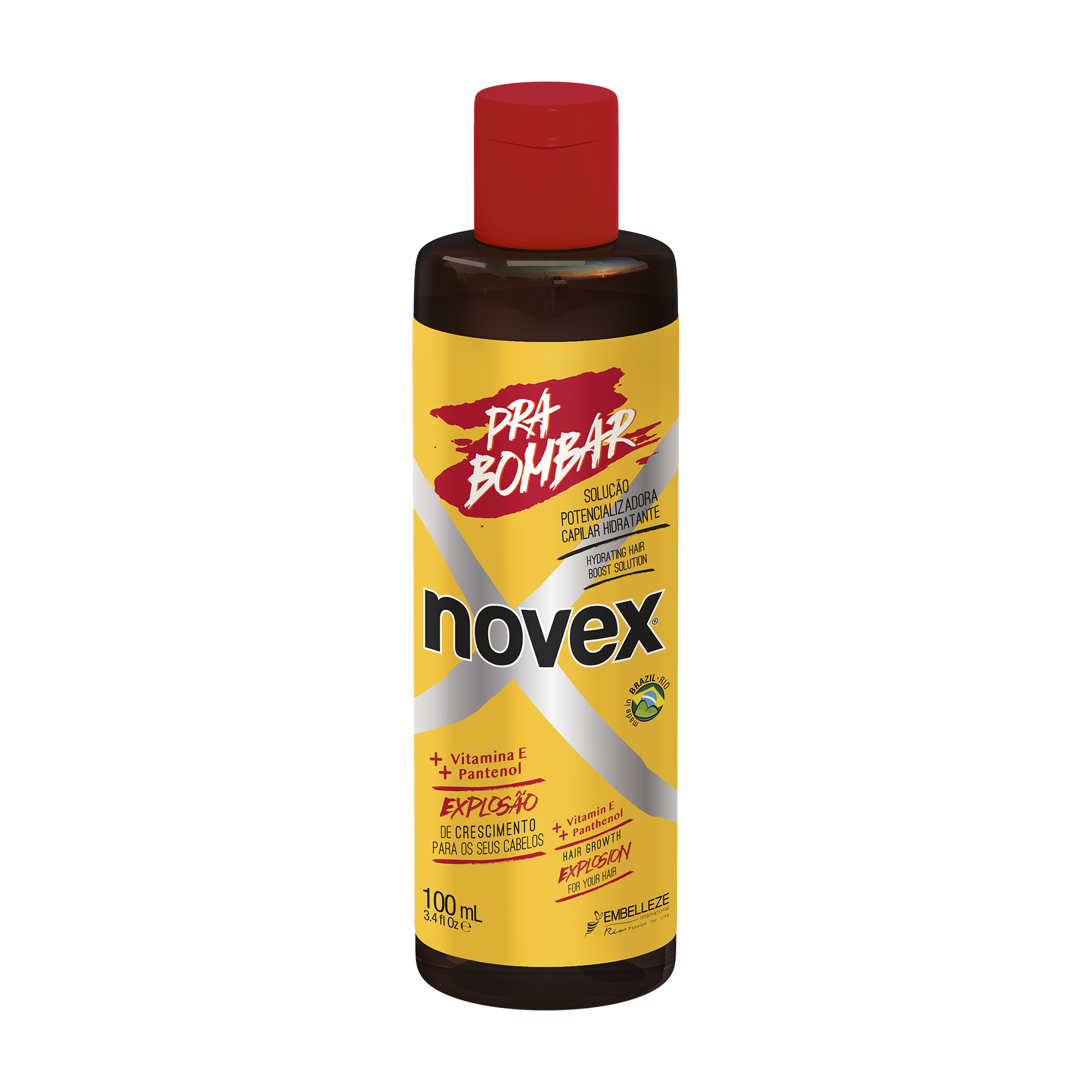 

Відновлювальний суперконцентрований розчин Novex Pra Bombar від випадіння волосся, з вітаміном Е та пантенолом, 100 мл