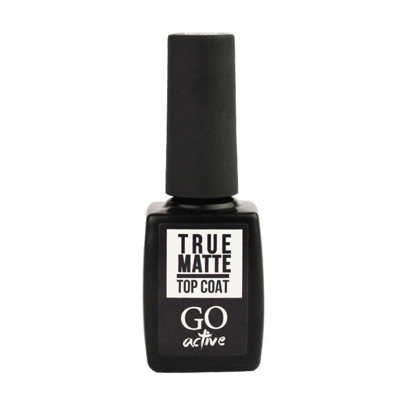 

Уцінка! Матовий топ для гель-лаку Go Active True Matte Top Coat, 10 мл