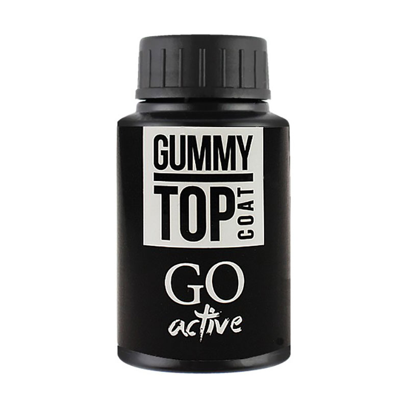 

Уцінка! Каучуковий топ для гель-лаку Go Active Gummy Top Coat, 30 мл