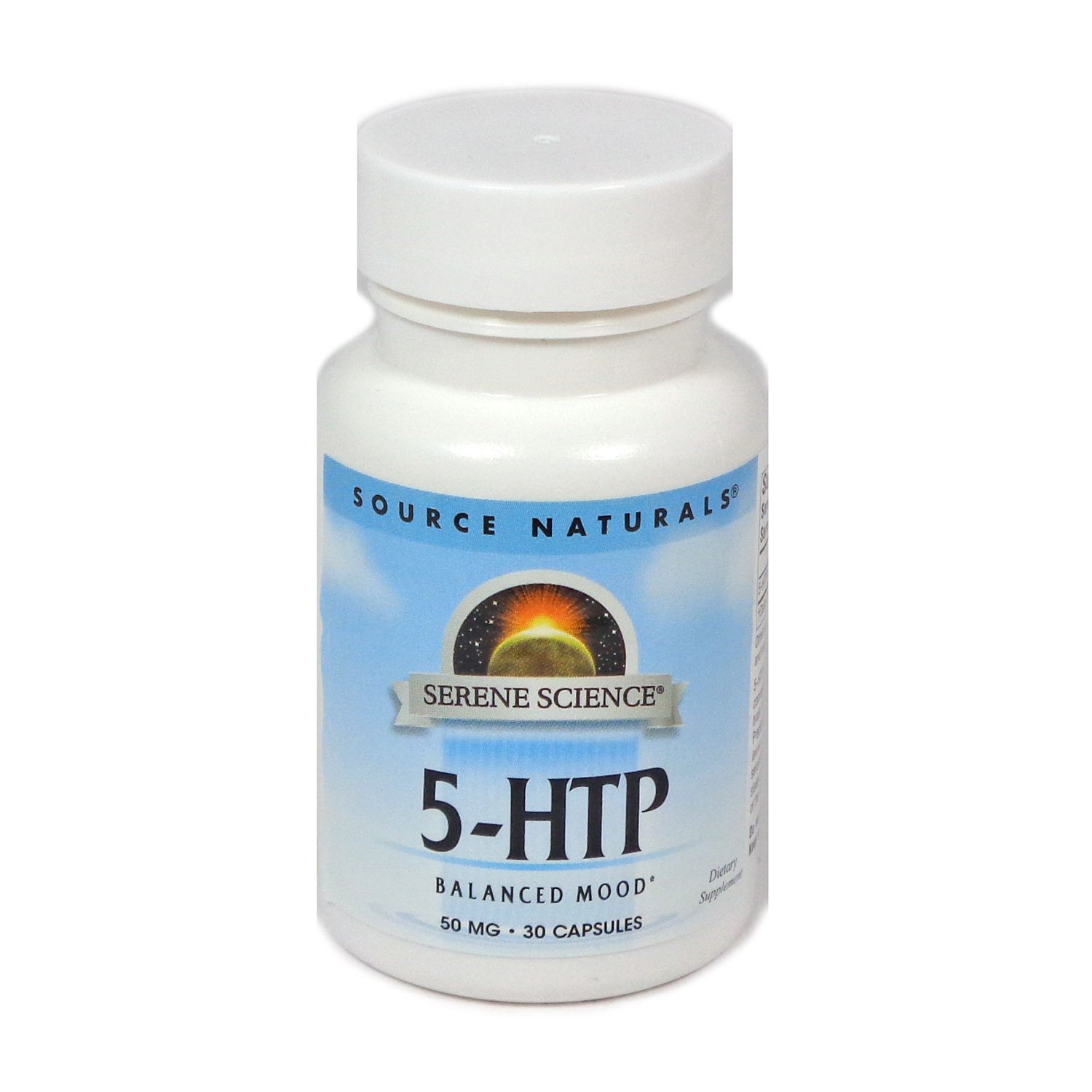 

Гідрокситриптофан Source Naturals Serene Science 5-HTP 50 мг, 30 капсул