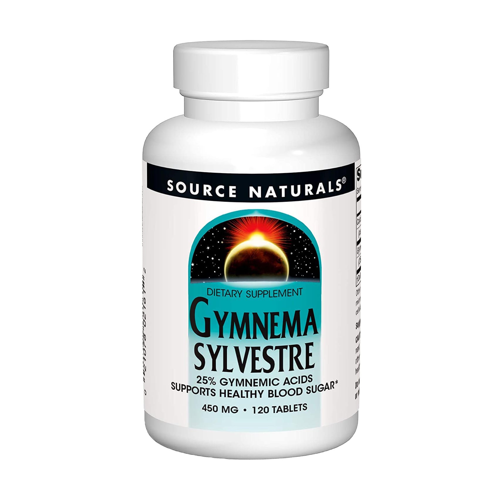 

Джимнема Сильвестра Source Naturals Gymnema Sylvester 450 мг, 120 таблеток