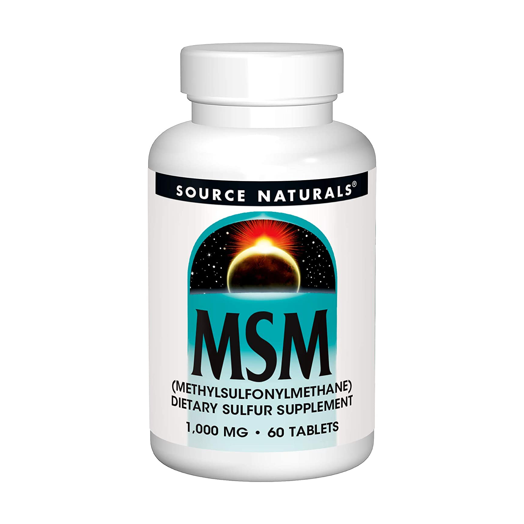 

МСМ з вітаміном С Source Naturals MSM With Vitamin C 1000 мг, 60 таблеток