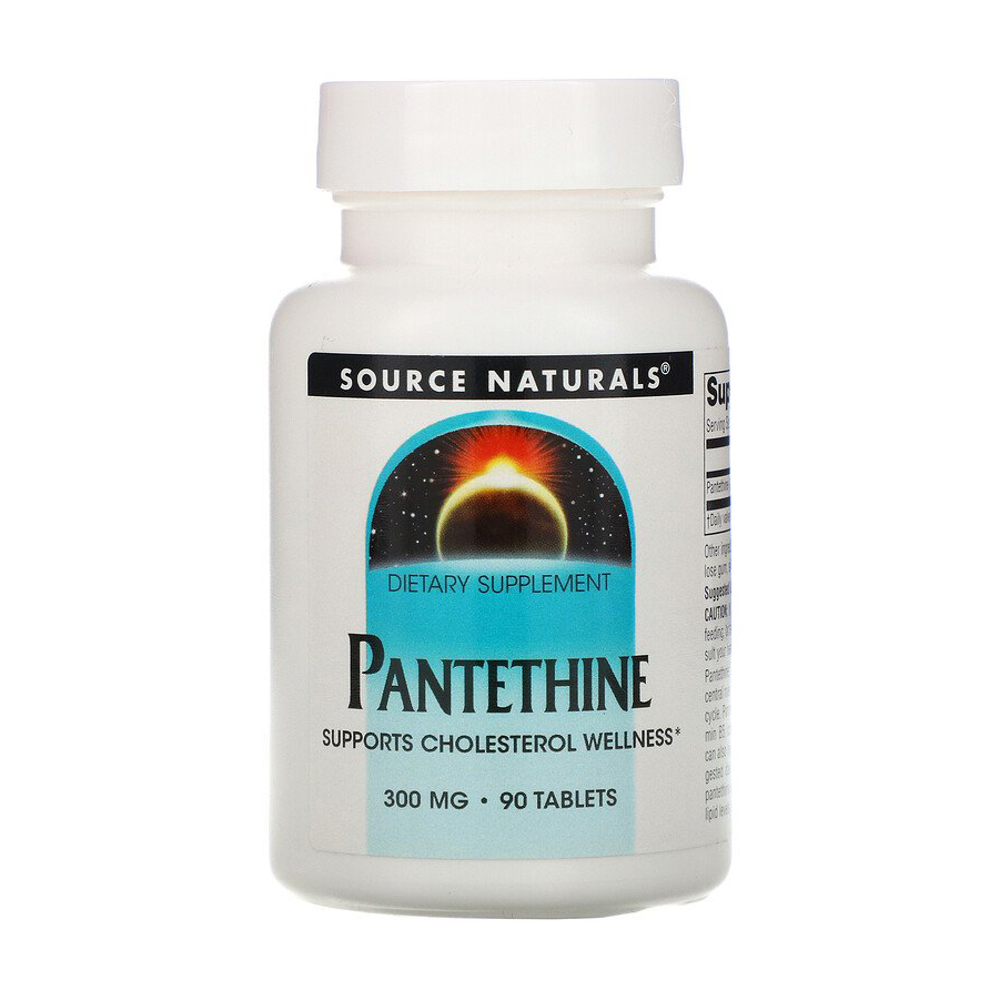 

Уцінка! Пантетин Source Naturals Pantethine 300 мг, 90 таблеток