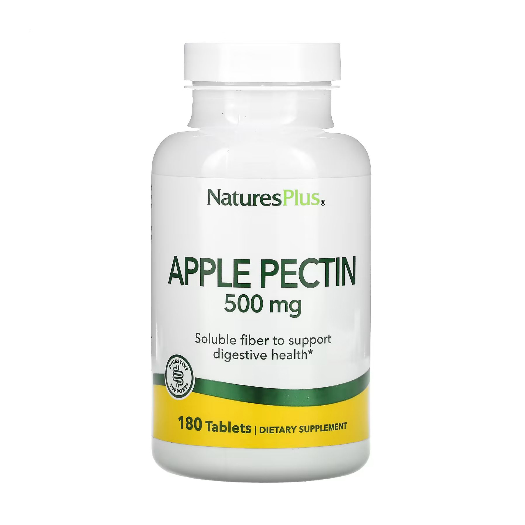 

Яблучний пектин NaturesPlus Apple Pectin 500 мг, 180 таблеток