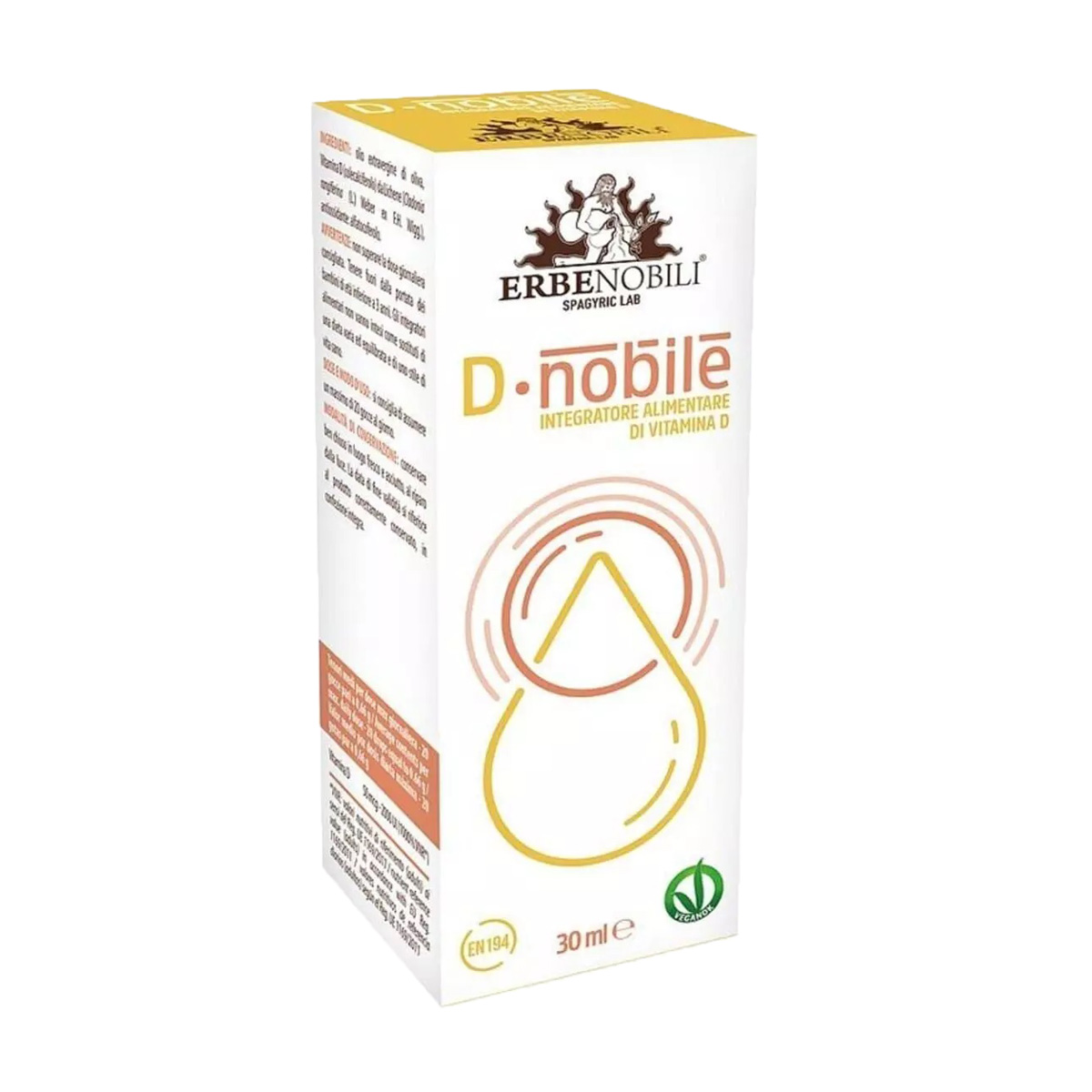 

Вітамін Д Erbenobili D-Nobile Vitamin D в краплях, 30 мл