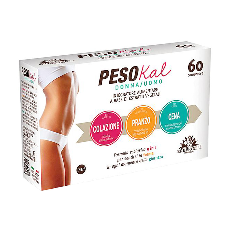 

Комплекс для схуднення Erbenobili Pesokal Donna/Uomo, 60 таблеток