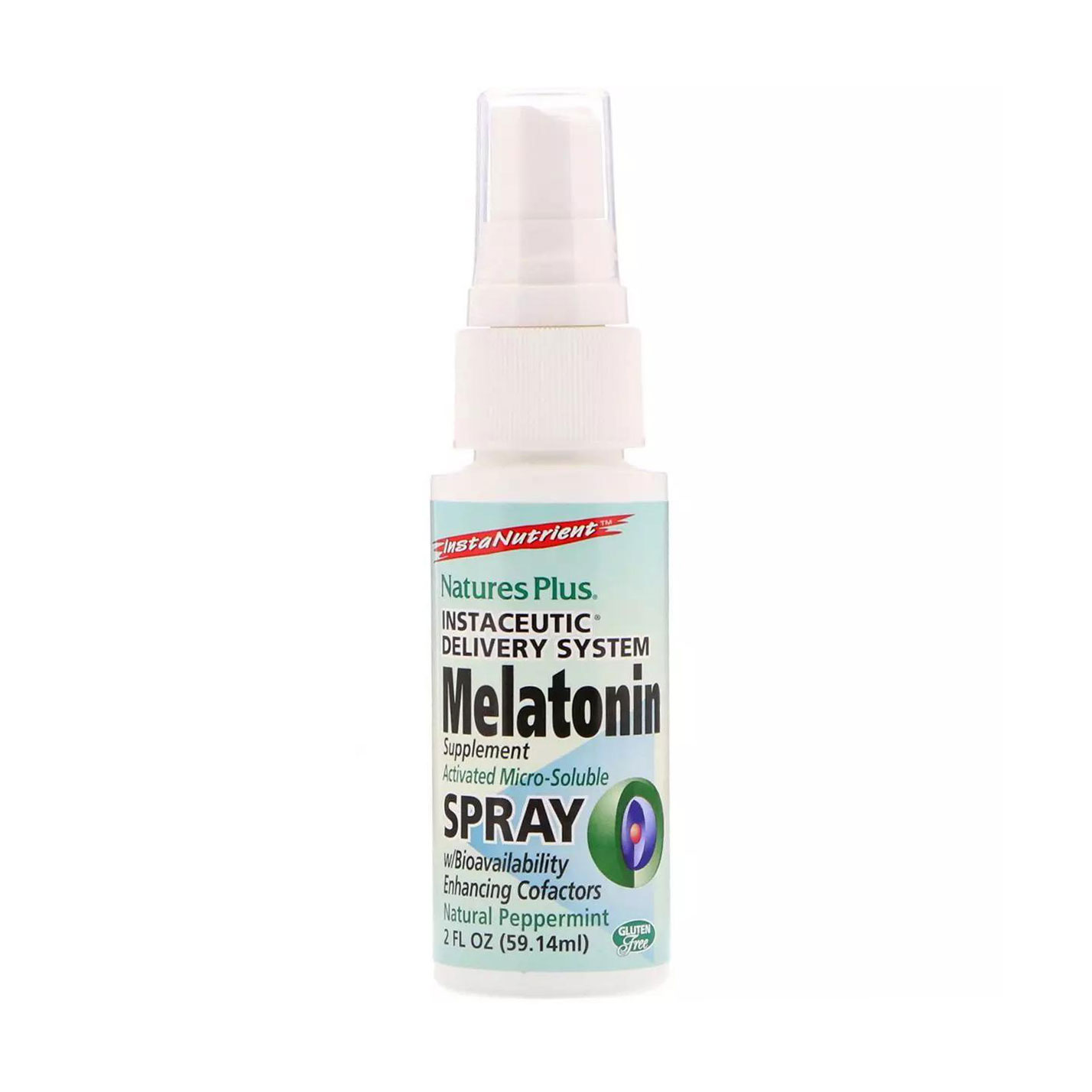 

Уцінка! Мелатонін NaturesPlus InstaNutrient Melatonin Supplement Spray Натуральна м'ята в спреї, 60 мл