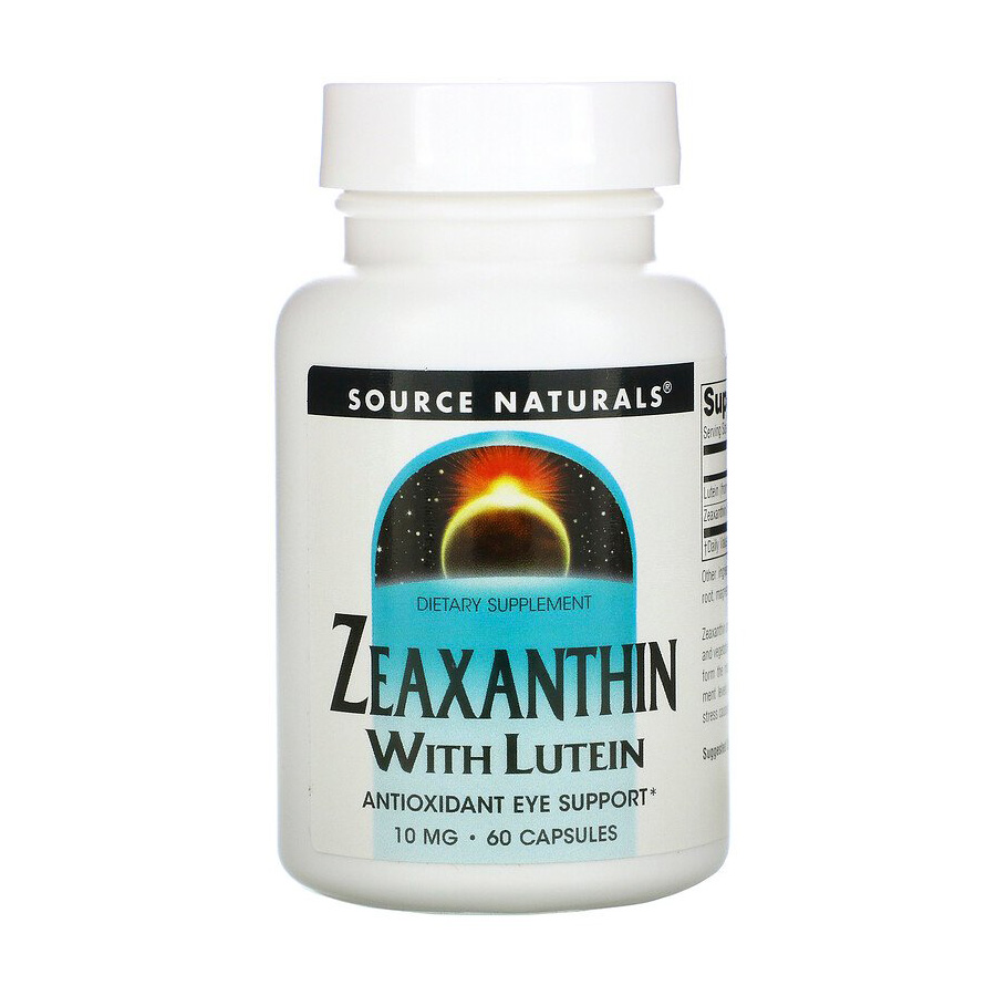 

Зеаксантин Source Naturals Zeaxanthin з лютеїном 10 мг, 60 капсул