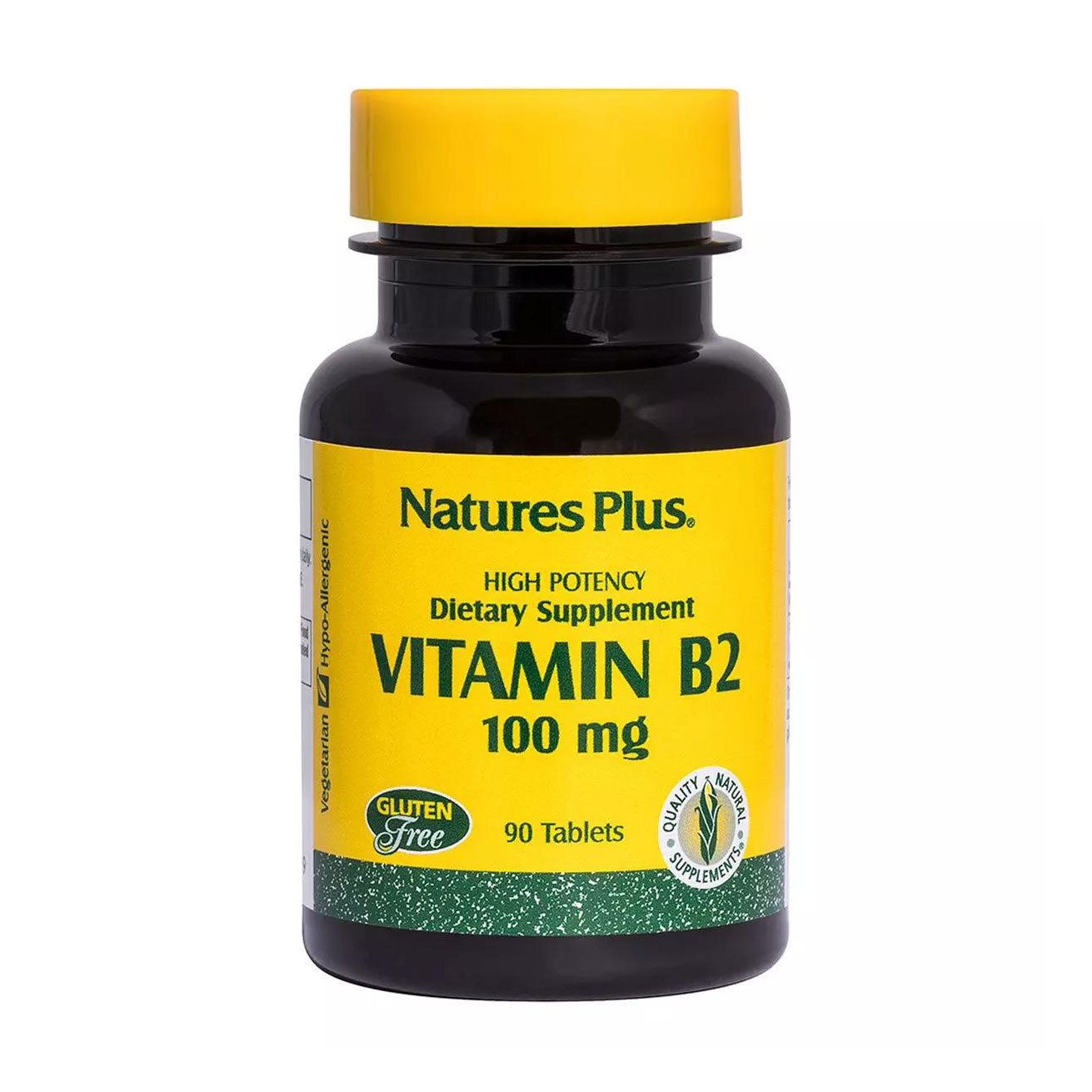 

Рибофлавін (вітамін B2) NaturesPlus Vitamin B2, 100 мг, 90 таблеток