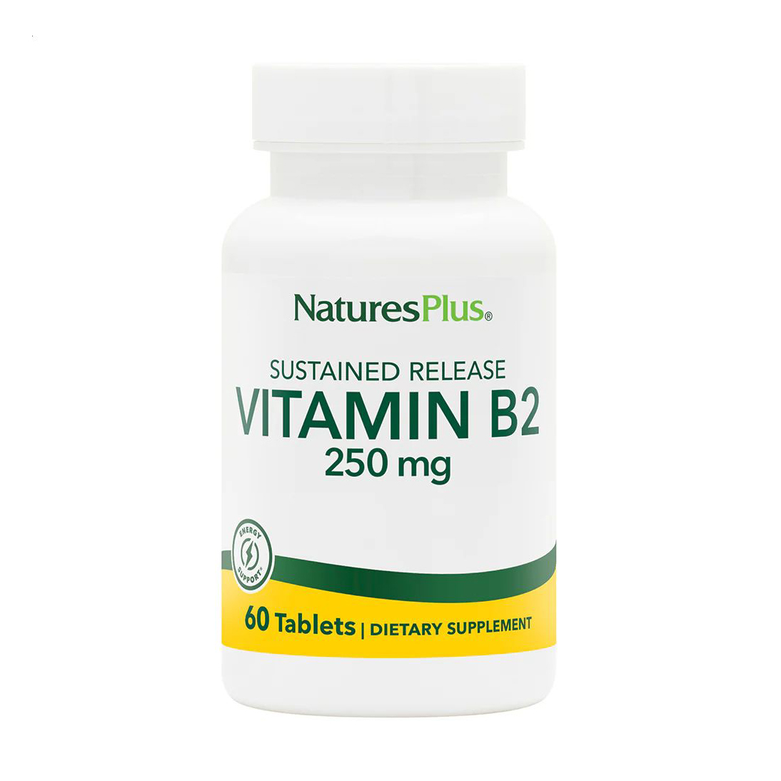 

Рибофлавін (вітамін B2) NaturesPlus Vitamin B2, 250 мг, 60 таблеток