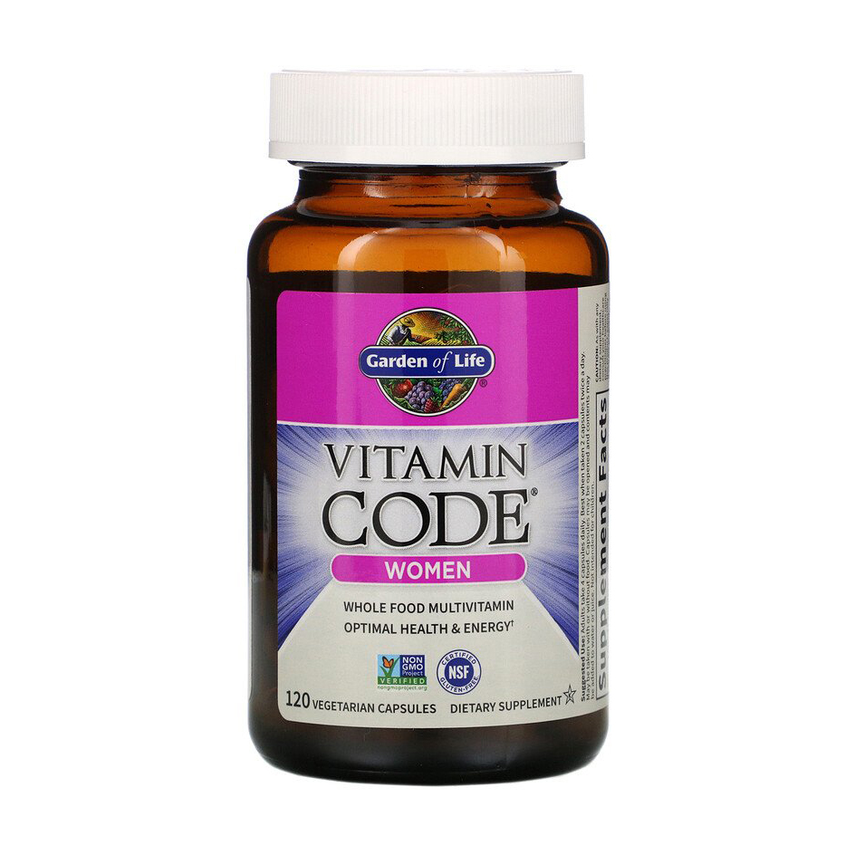 

Жіночі мультивітаміни Garden of Life Vitamin Code Women, 120 капсул