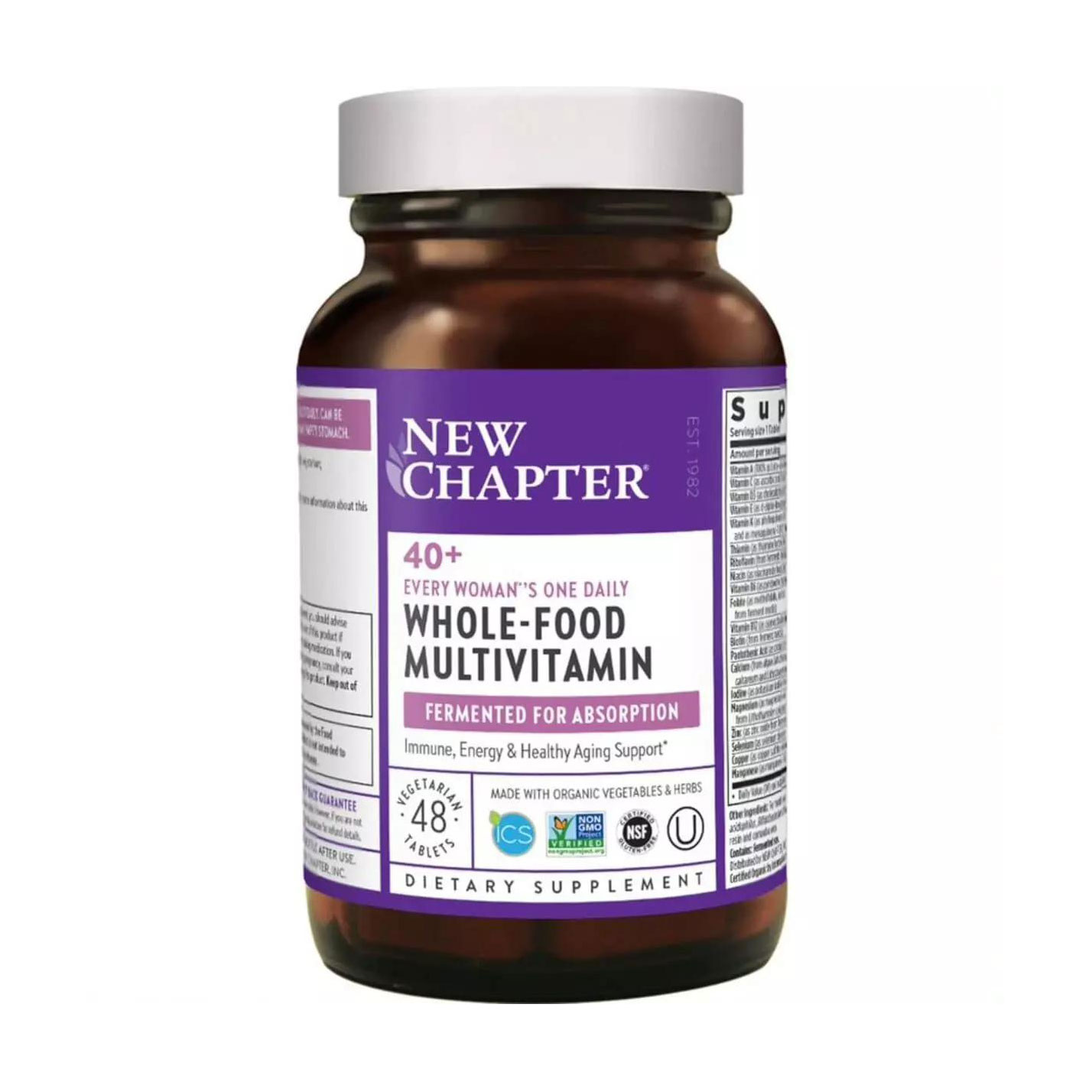

Мультивітаміни для жінок 40+ New Chapter One Daily Every Woman's Multivitamin, 48 таблеток