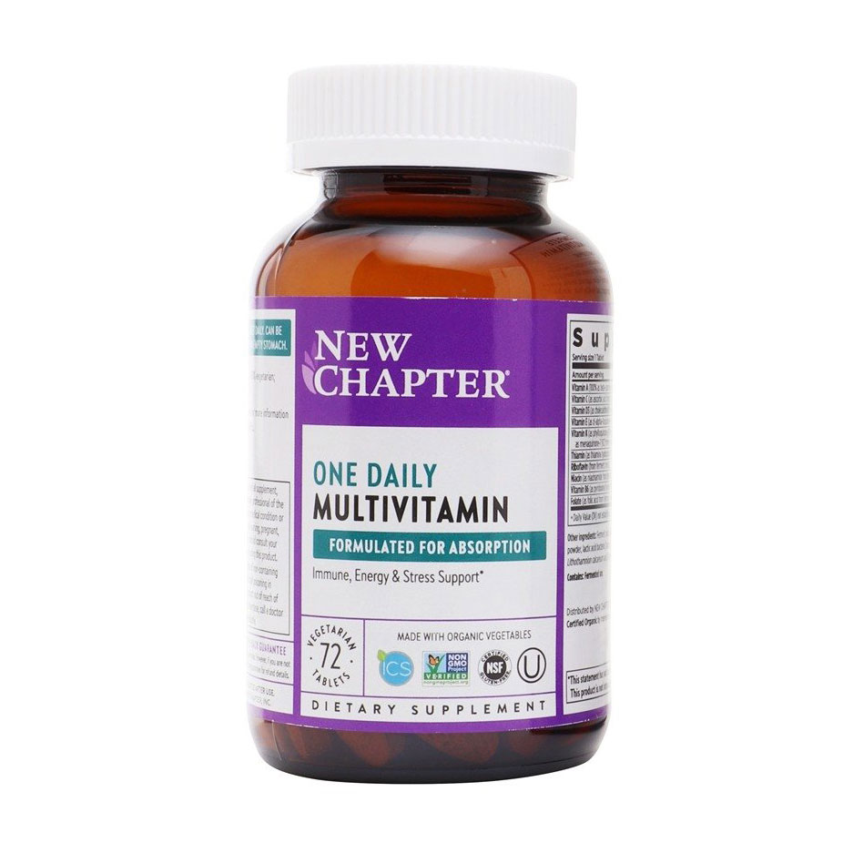 

Мультивітаміни New Chapter One Daily Multivitamin, 72 таблеток