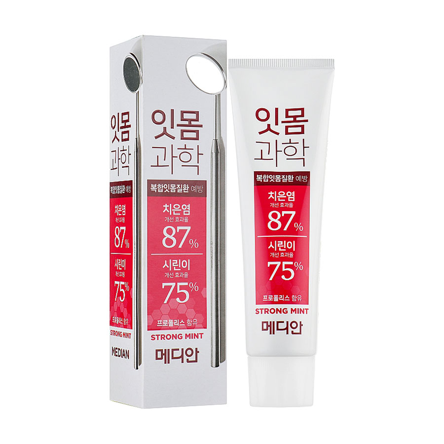 

Зубна паста Median Gum Science Toothpaste Strong Mint Сильна м'ята, 120 г