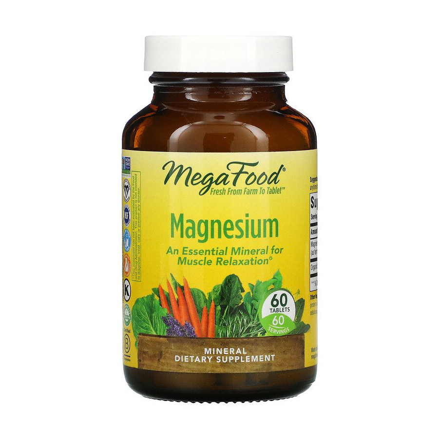 

Магній MegaFood Magnesium, 60 таблеток