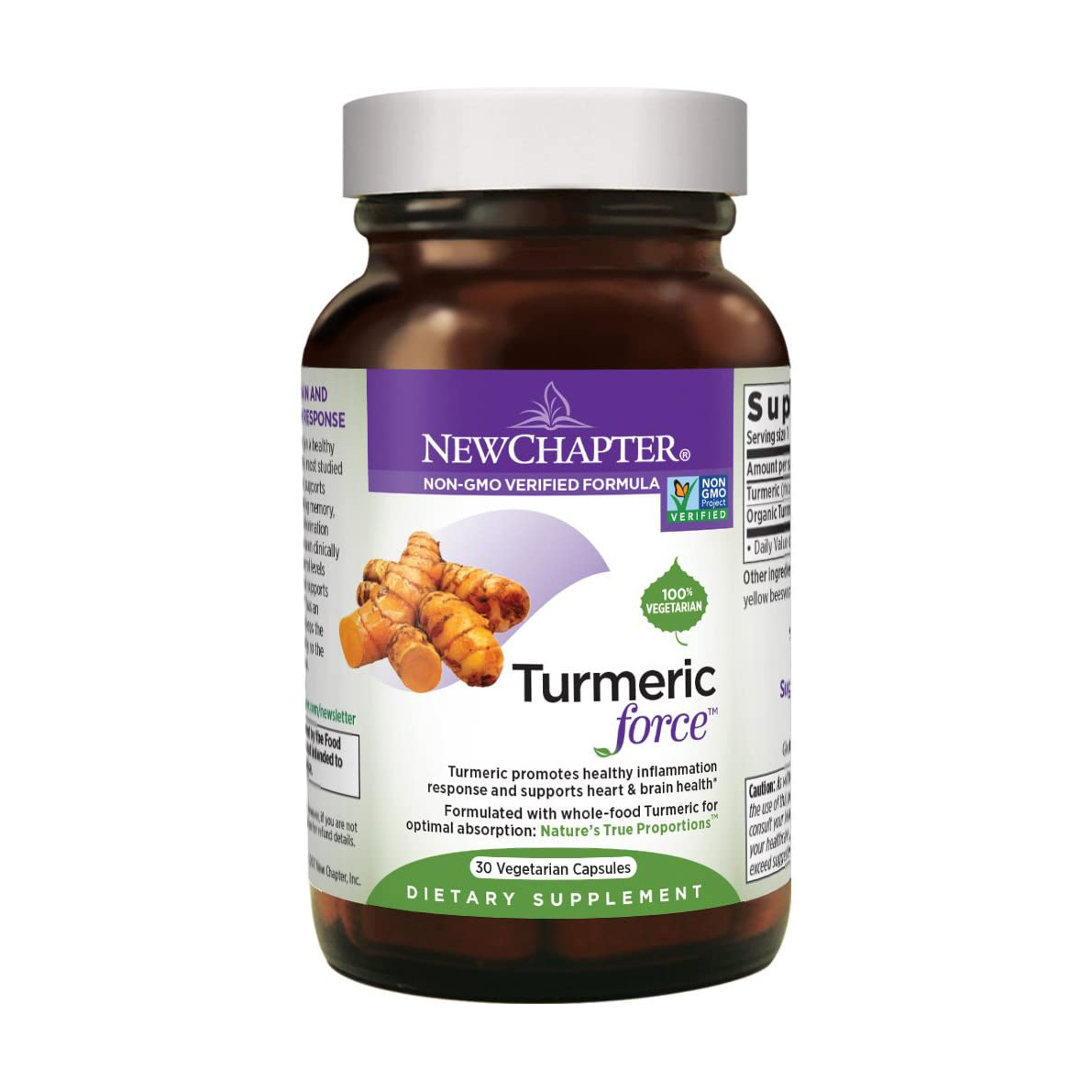 

Куркумин New Chapter Turmeric Force, 30 капсул