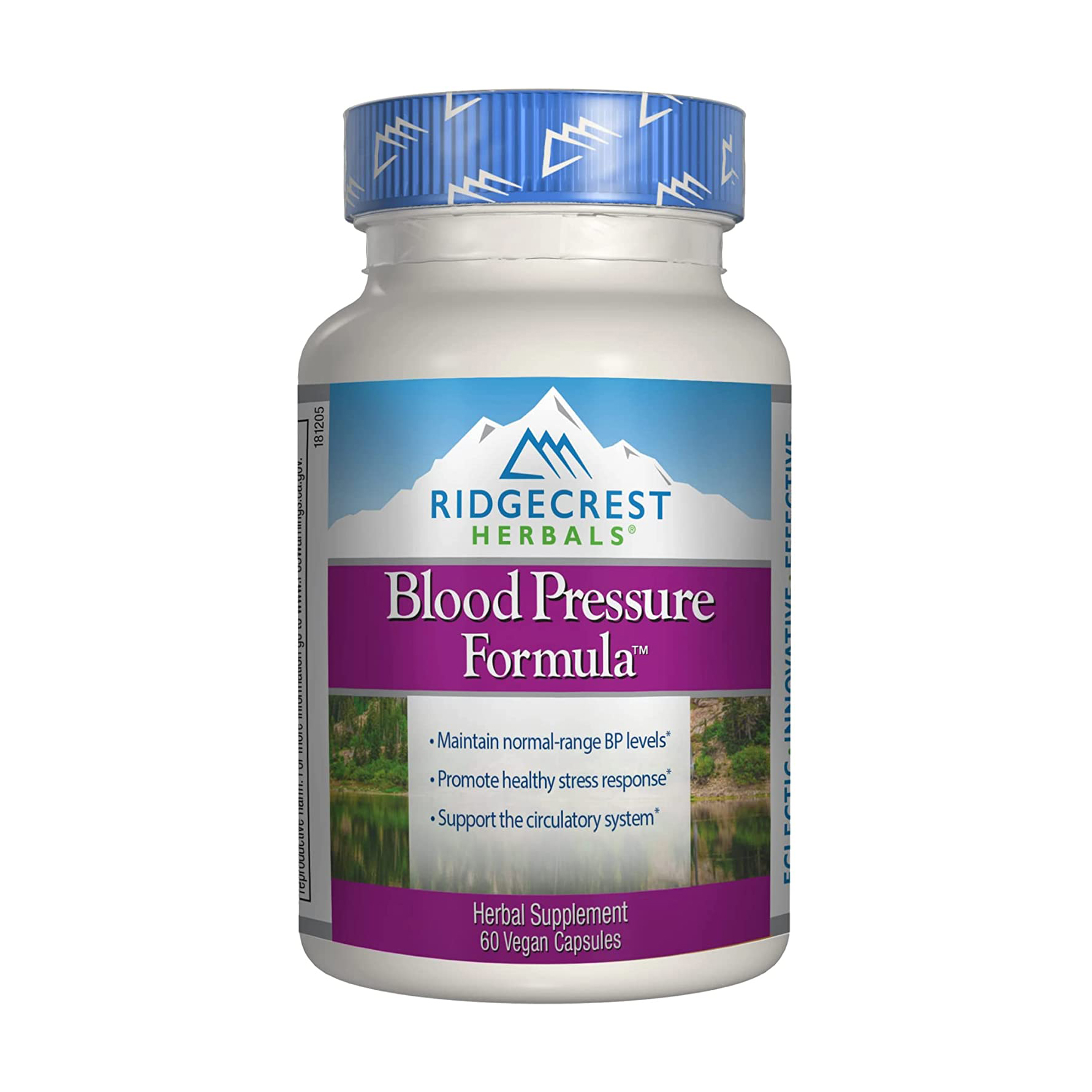 

Комплекс для артеріального тиску Ridgecrest Herbals Blood Pressure Formula, 60 капсул