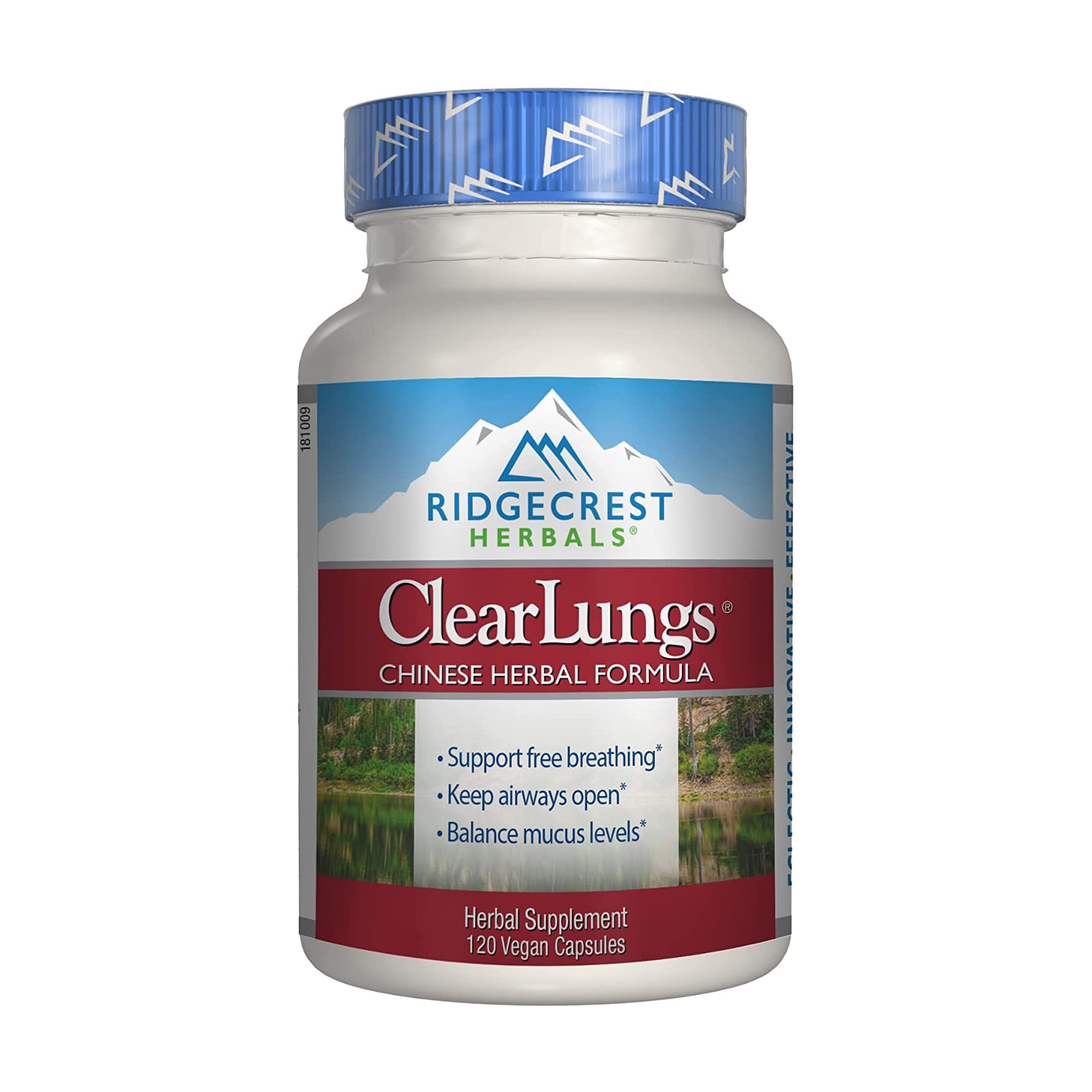 

Комплекс для підтримки легенів Ridgecrest Herbals ClearLungs Chinese Herbal Formula, 120 капсул