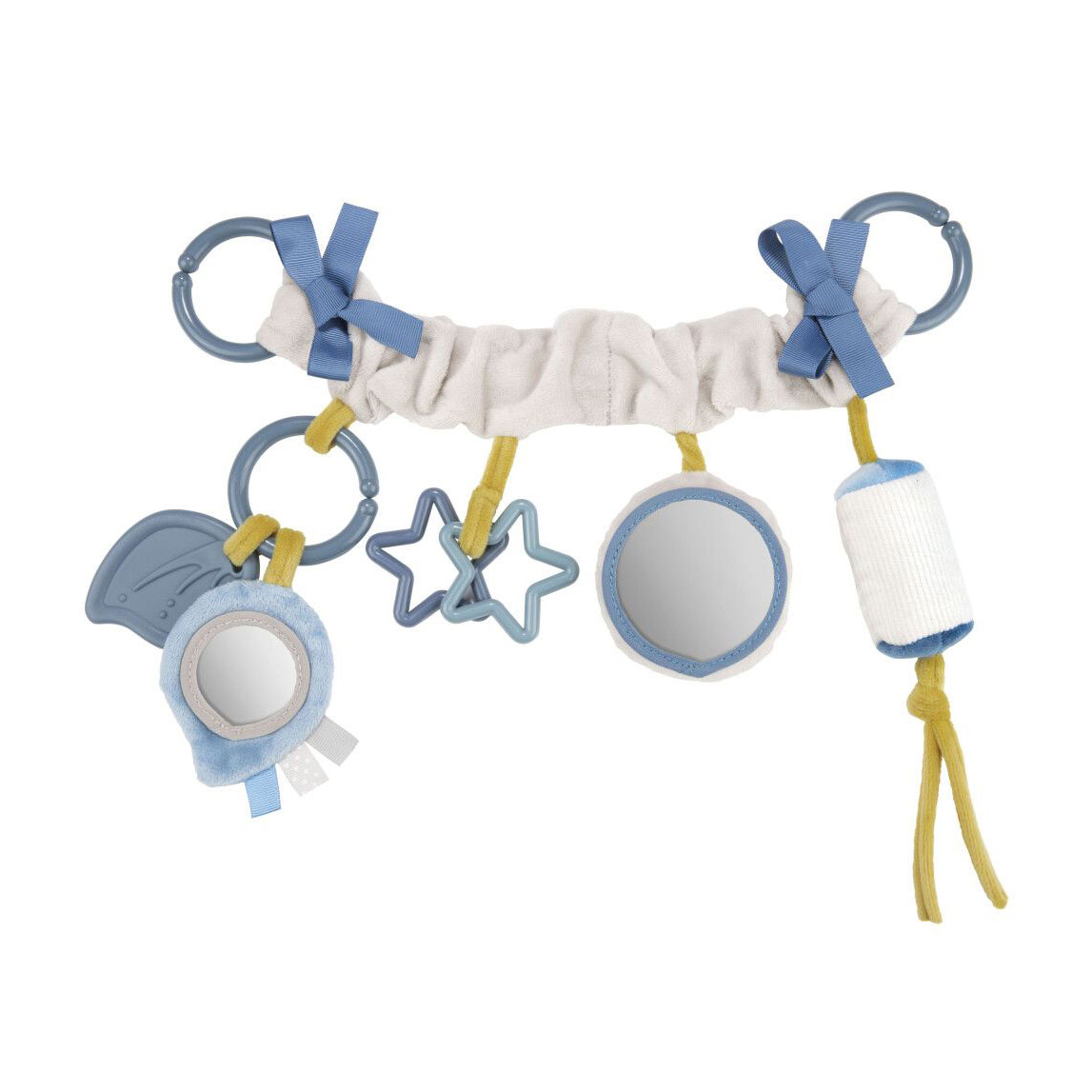 

Плюшева підвіска-брязкальце на коляску Canpol Babies Pastel Friends, від народження, сіра (68/072_grey)