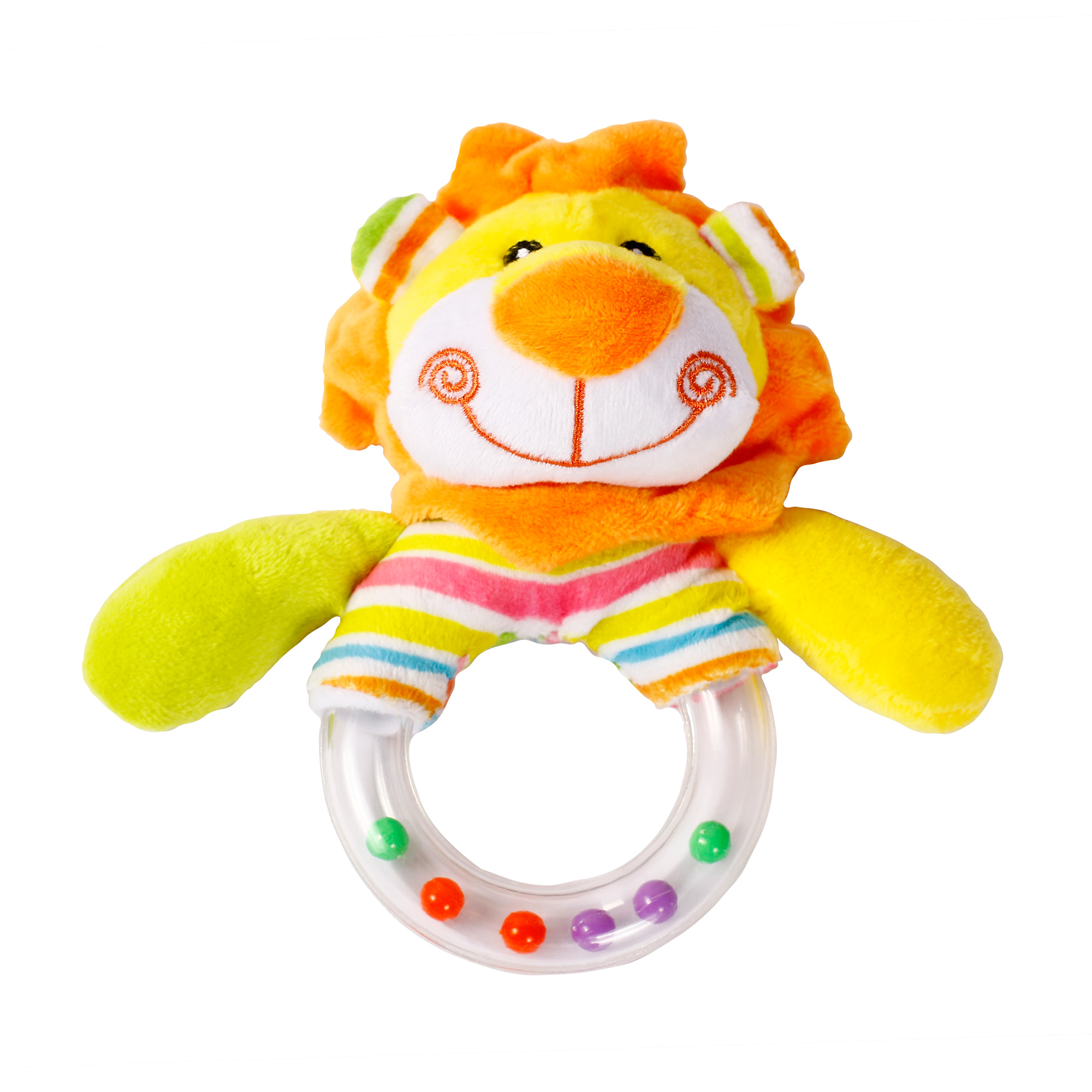 

М'яка іграшка-брязкальце Lindo Лев, від народження (F 1009)