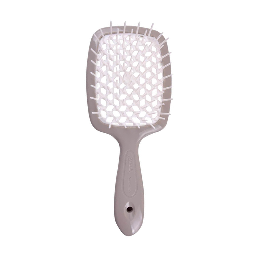 

Щітка для волосся Janeke Superbrush 1830 The Original Italian Patent Сірий та білий