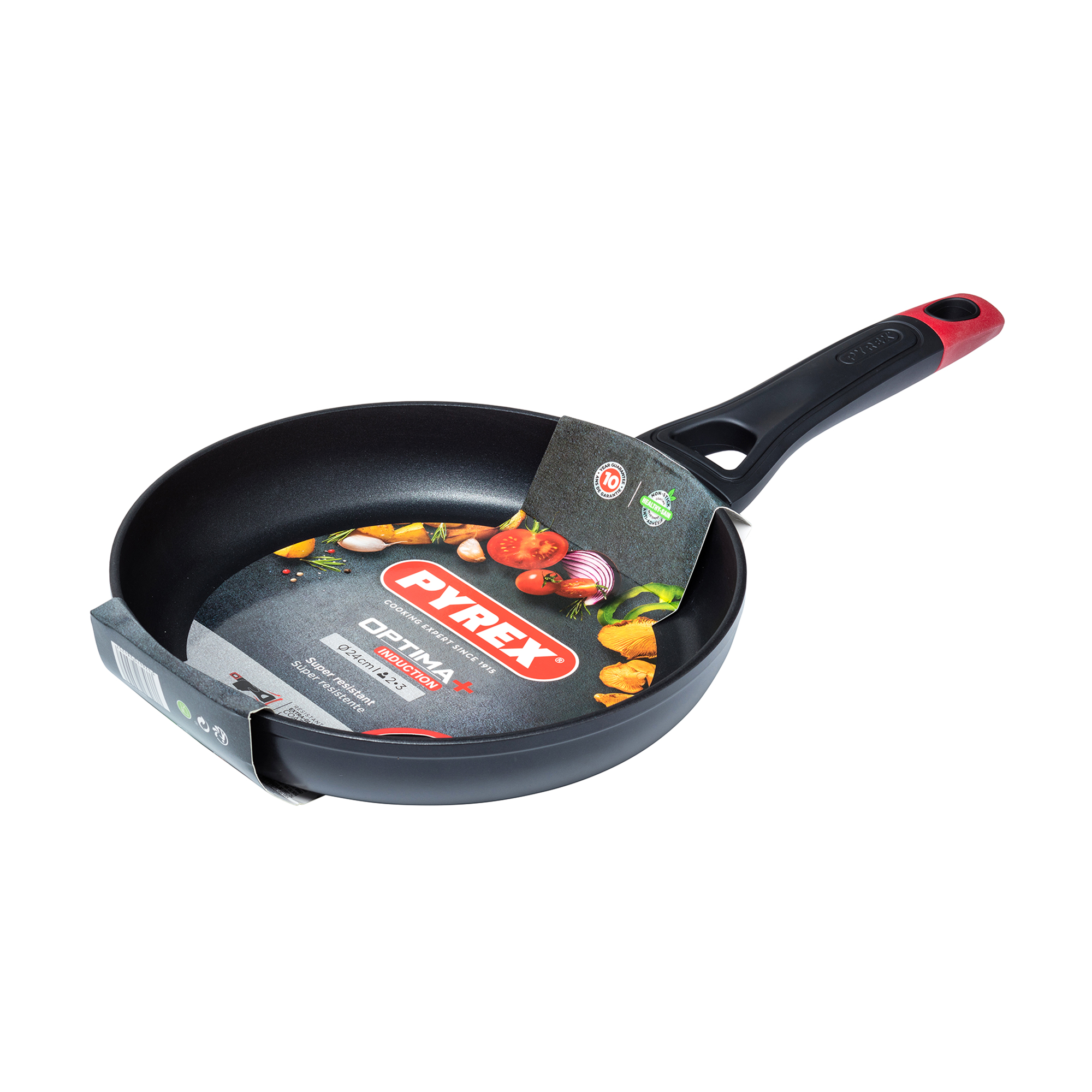 

Сковорода PYREX Optima+ без кришки, 24 см (OT24BF6)