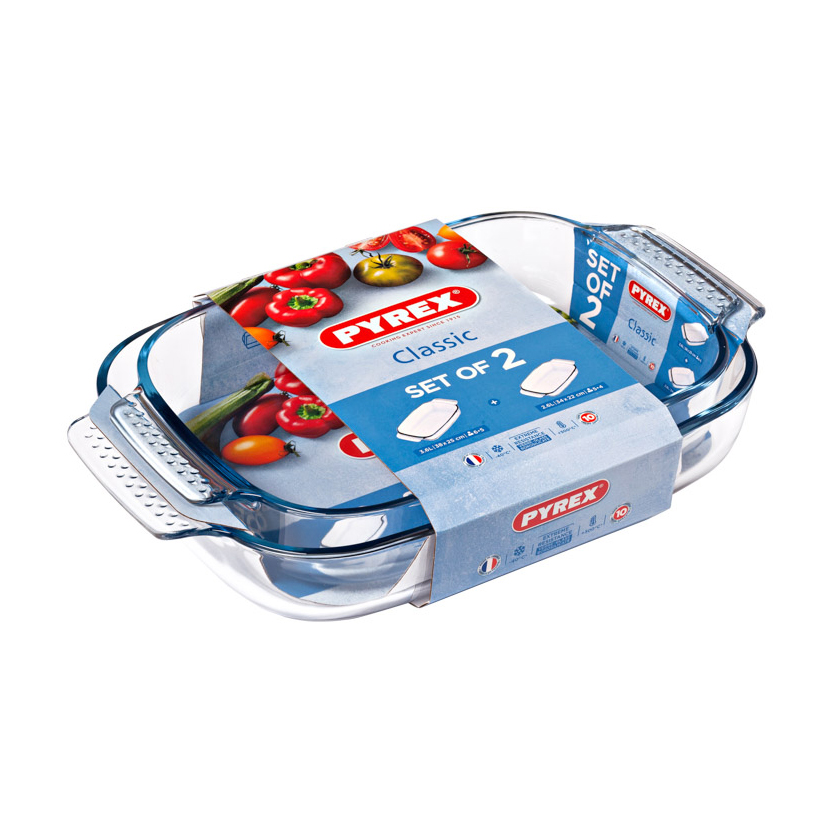 

Набір форм для випічки PYREX Classic, 2 предмета (912S969)