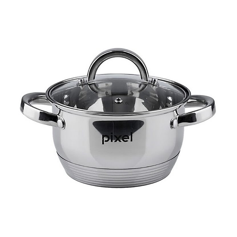 

Каструля Pixel з кришкою, діаметр 16 см, 1.9 л (PX-2001-16)