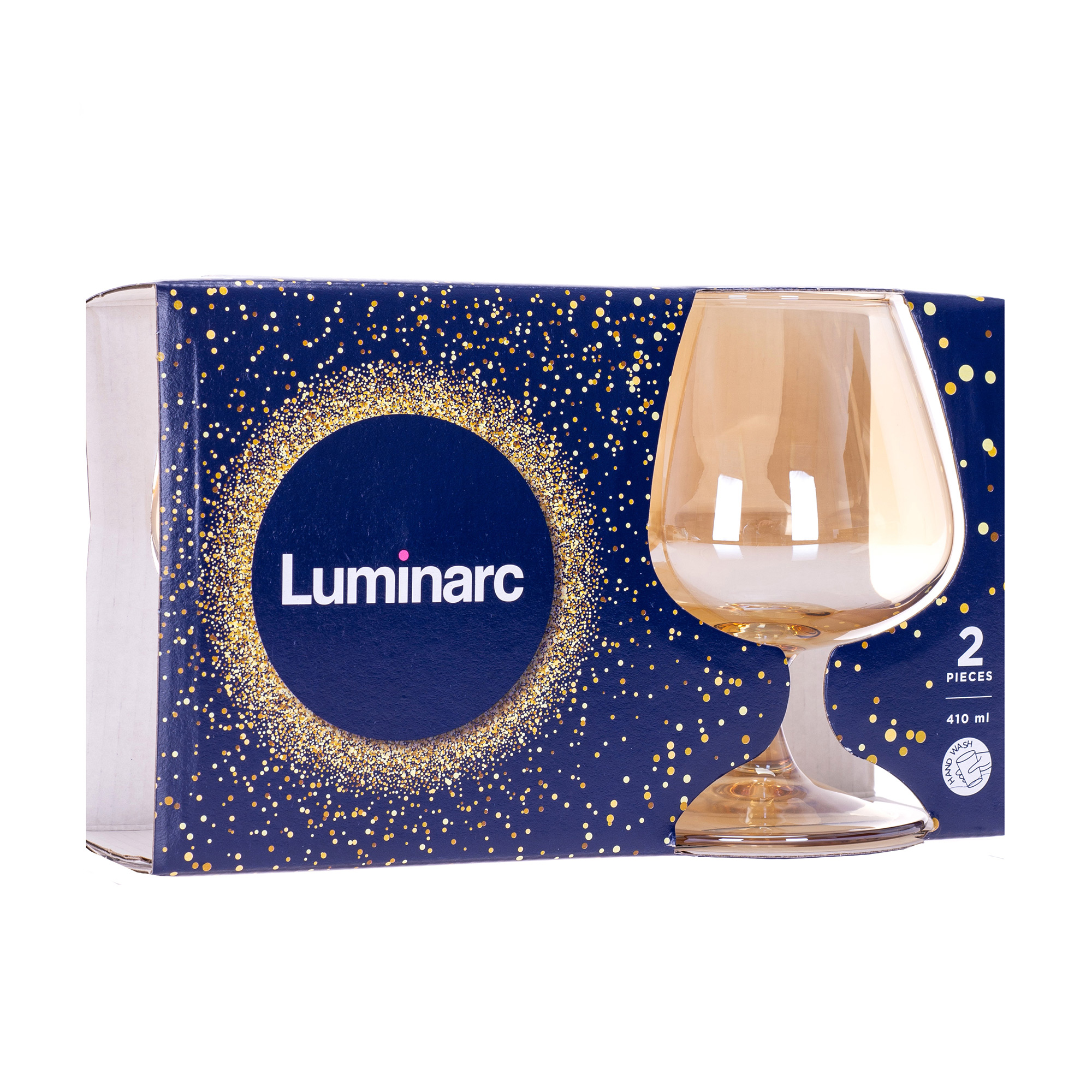 

Набір келихів для коньяку Luminarc Золотий мед, 2*410 мл (P9308/1)