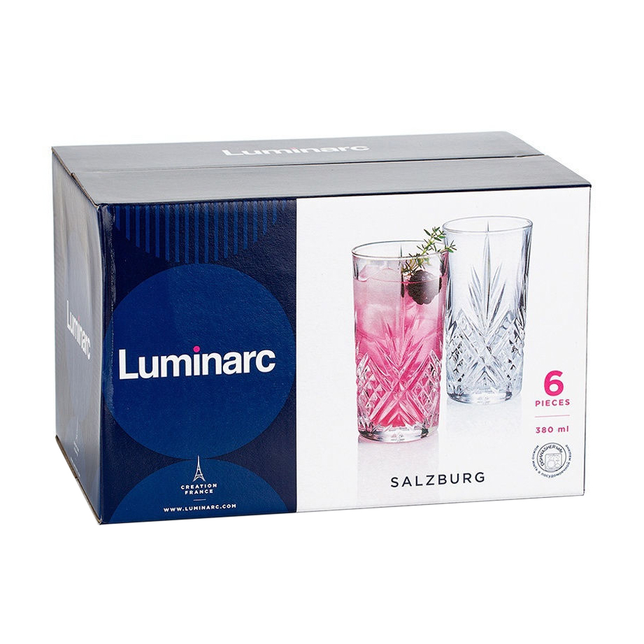 

Набір склянок Luminarc Salzburg, 6*380 мл (P4185/1)