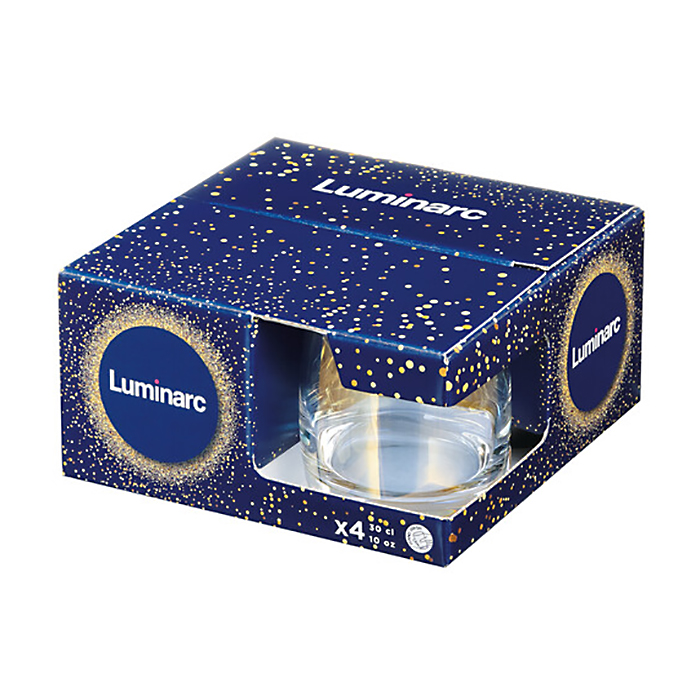 

Набір склянок для віскі Luminarc French Brasserie, 4*310 мл (P9324/1)