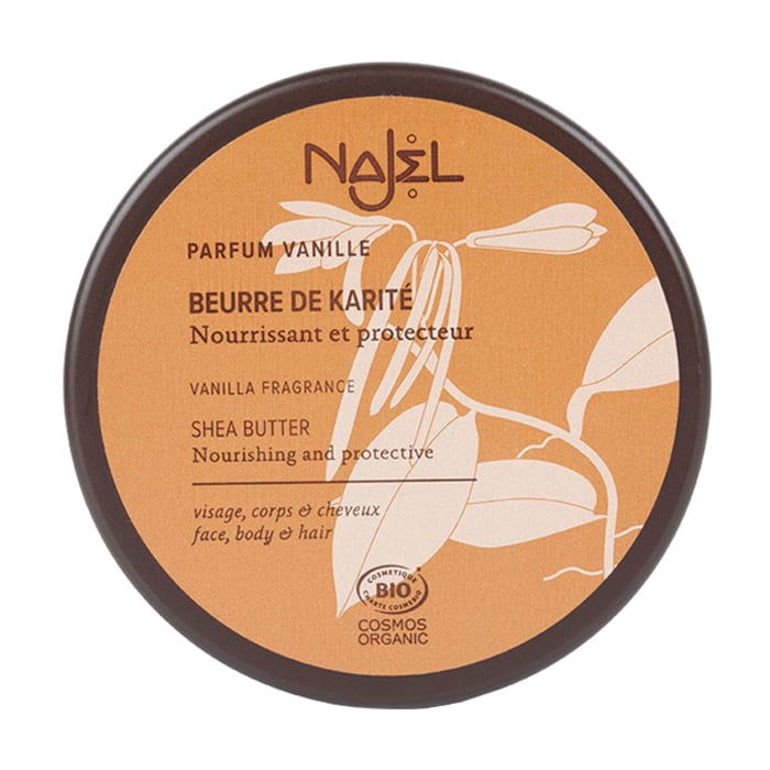 

Органічна олія ши для обличчя, тіла та волосся Najel Nourishing and Protective з ванілью, 100 г