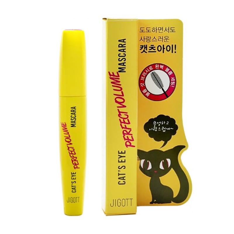 

Туш для вій Jigott Cat's Eye Perfect Volume Mascara Black, 12 г