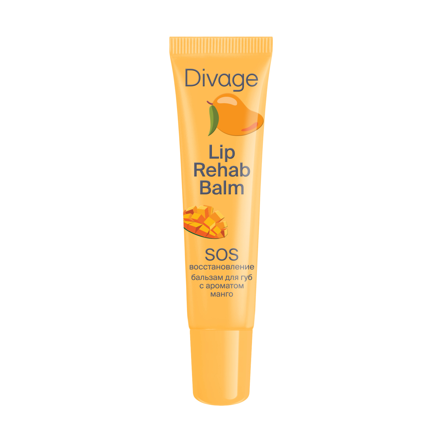 

Бальзам для губ Divage Lip Rehab Balm з ароматом манго, 12 мл