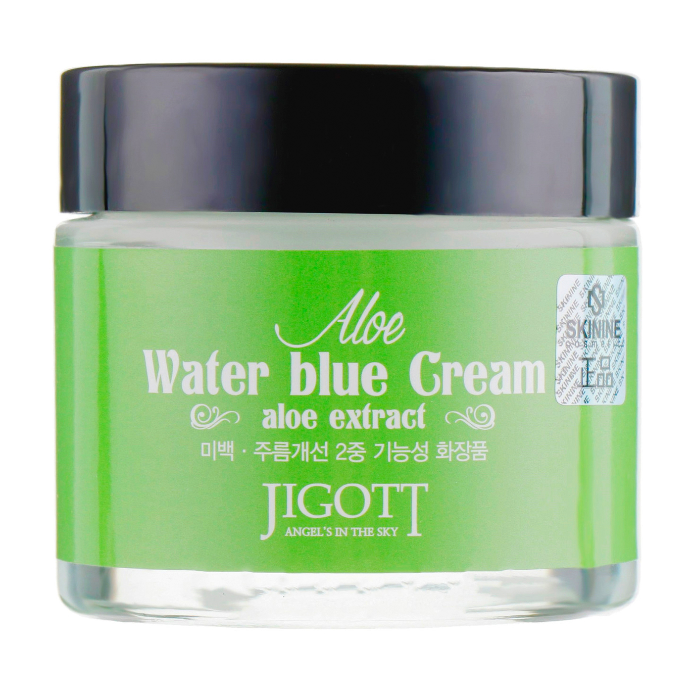 

Заспокійливий крем для обличчя Jigott Aloe Water Blue Cream з екстрактом алое, 70 мл
