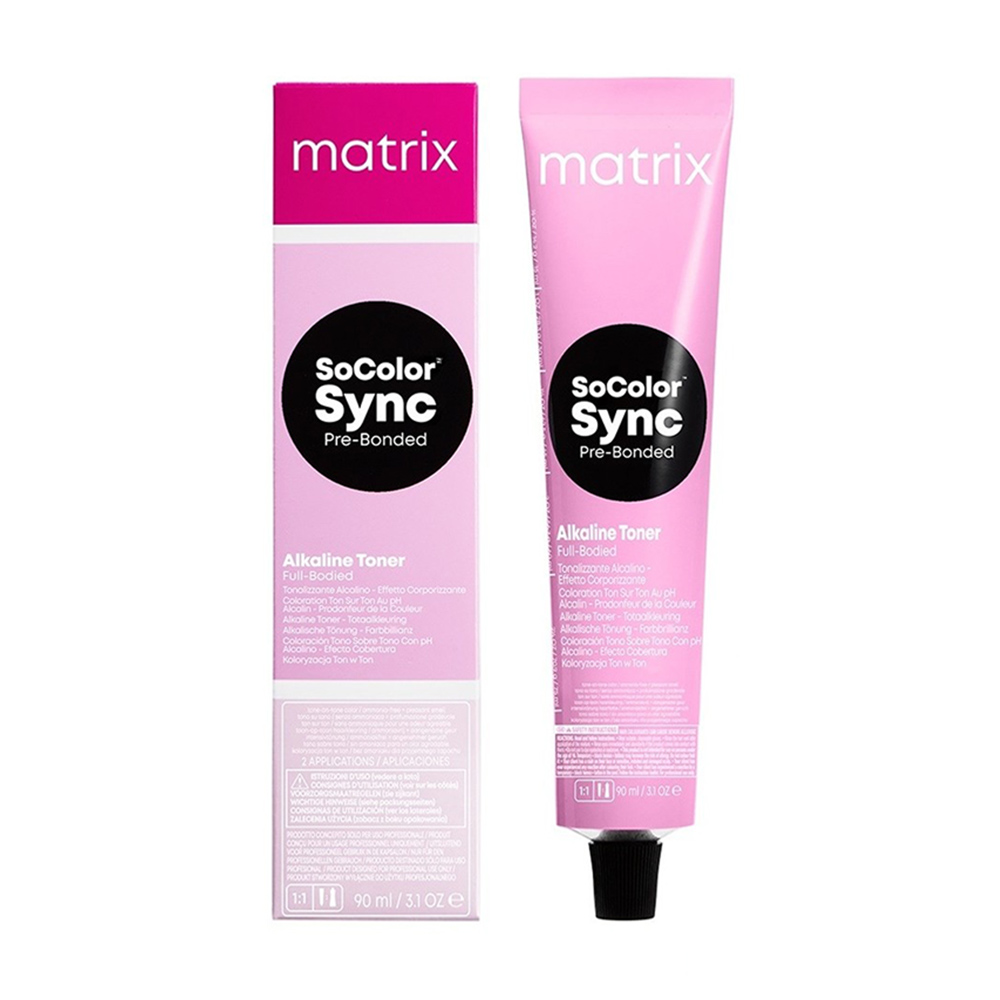 

Безаміачний тонер для волосся Matrix SoColor Sync Pre-Bonded Alkaline Toner на лужній основі, тон в тон, 7MV, 90 мл